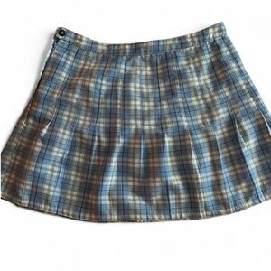 Urban Outfitters Pleated plaid skirt